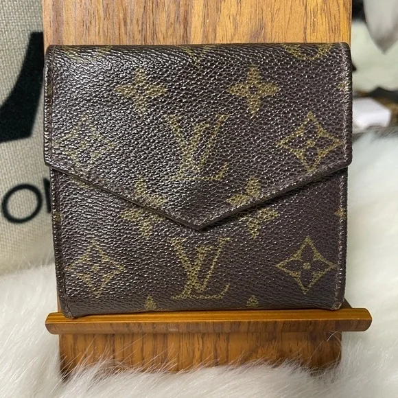 Authentic VINTAGE LOUIS VUITTON MONOGRAM PORTEFEIULLE ELISE TRIFOLD WALLET​